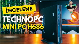 Technopc Mini PC H686 İnceleme  Küçük ama her işi yapıyor [upl. by Safier]