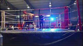 WKC KICKBOXING AMATEURS PESADOS URUGUAY DEBUT DE LA BESTIA STRONGMAN [upl. by Cally]