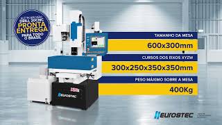 Eletroerosão Furo Rápido  Linhas Drill Eurostec [upl. by Malinin]