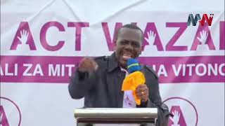 ZITTO KABWE BALAA AGEUKA MBOGO KIGOMA AWACHINJA CHINJA CCM BILA HURUMA quotCHAGUENI UPINZANIquot [upl. by Nnaid]