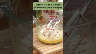 Which Keto Beef Gelatin is Best When Making Carnivore Buns [upl. by Anahsor]