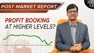 PROFIT BOOKING at higher levels Post Market Report 13Jul23 [upl. by Alasdair]