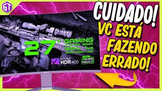 INVESTIMENTO DESNECESSÁRIO de MONITOR UltraWide Vs Curvo Vs IPS Vs CxB [upl. by Nyladgam206]