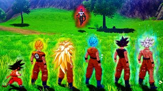 Dragon Ball Z Kakarot  All Goku Transformations amp Ultimate Attacks 4K 60fps [upl. by Feliks640]