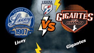 LIDOM TIGRES del LICEY vs GIGANTES del CIBAO  Previa  Enero 4 2023 [upl. by Opiuuk214]