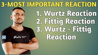 Wurtz Reaction  Fittig Reaction  WurtzFittig Reaction  Super Trick class 11  class 12  Neet [upl. by Aynatan]