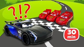 Les accidents des courses de Flash McQueen 😯❗️Jeux avec voitures pour garçons [upl. by Baynebridge]