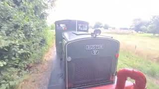 Derwent Valley Light Railway  Ruston  Shunter  Horns  280724  HD [upl. by Adnopoz652]