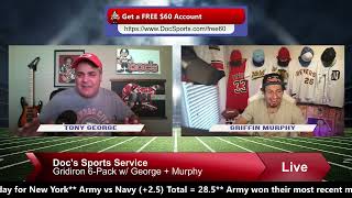 NFL Football Picks Predictions Week 14 College Football Army vs Navy Gridiron 6 Pack Docs Sports [upl. by Stahl]