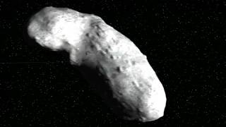 B612 Foundation Asteroid Deflection Visualization Kinetic Impactor Impact [upl. by Yelahs]