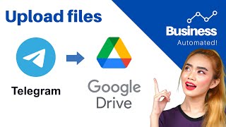 Save files from Telegram to Google Drive  no code [upl. by Alur]