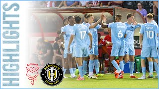 Lincoln City 12 Harrogate Town highlights [upl. by Ellwood]