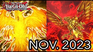 Winged Dragon of Ra Deck Profile November 2023 [upl. by Noraf]