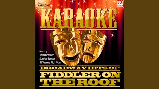 Do You Love Me In the Style of Fiddler on the Roof Karaoke Version [upl. by Pius]