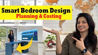 Bedroom Design 10x10  Interior Design Cost  Space Saving Ideas  Bedroom Design Ideas  Planning [upl. by Drofliw]