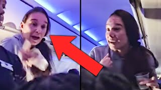 Bigoted Woman KICKED OFF Flight After Insane Meltdown [upl. by Sonstrom394]