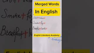 Merged Words in English [upl. by Assetal]