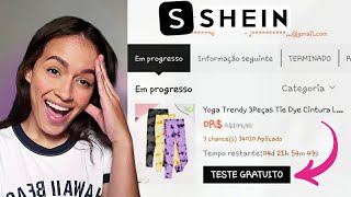 SHEIN TESTE GRATUITO PASSO A PASSO Como Funciona [upl. by Kalfas]