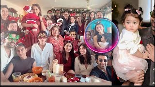 Kapoor family celebrating Christmas 2023  Alia Ranbir Karisma Raha kapoor Christmas Inside moments [upl. by Ledniahs449]