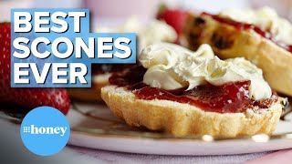 How to make perfect fluffy scones Scones recipe  9Honey [upl. by Sanfred]