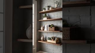 Stylish Floating Shelves FloatingShelves DIYHomeDecor HomeDecorIdeas WallShelves [upl. by Ilatfen416]