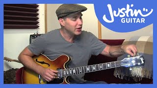 How to Tune Your Guitar Using The 5th Guitar Fret Technique  Guitar Lesson ES011 [upl. by Jarv]