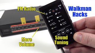 Walkman Hacks Activate FM radio increase volume and improve the sound [upl. by Nyraf]