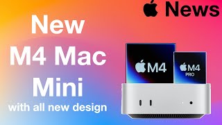 Apple News M4 Mac Mini with all new design [upl. by Stearne]