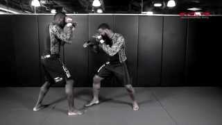 UFC Tyron Woodley Takedown  KO Punch  Evolve University [upl. by Ethbin]