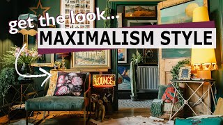 Maximalism Interior Style  How to get this look  Interior Design [upl. by Desirea]