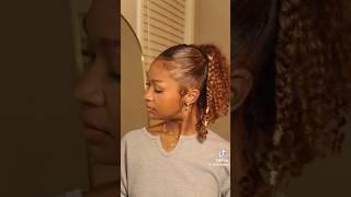 Penteado Fácil com Trancinhas ♥️shorts shortvideo cachos hairstyle penteadofacil curlyhair [upl. by Nayt]