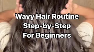 sabrinawithlove Stepbystep Wavy Hair Routine for Beginners [upl. by Villada]