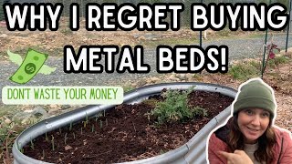 3 reasons NOT to buy metal raised garden beds [upl. by Einaej]