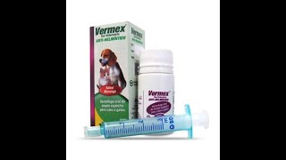 Vermífugo Oral Vermex 20ml Líquido Para Cães e Gatos Filhotes e Adultos [upl. by Judy28]