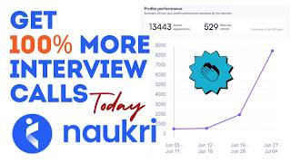 Get 100 more Interview calls from Naukri Portal  Boost your Naukri Profile Optimize Naukri Search [upl. by Aralk]