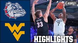 Gonzaga Bulldogs vs West Virginia Mountaineers  Full Game Highlights  ESPN College Basketball [upl. by Bondie]