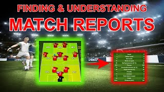 Finding amp Understanding Match reports  goalunited LEGENDS [upl. by Guglielmo]