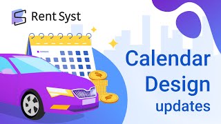 Calendar design updates  RentSyst [upl. by Grover]