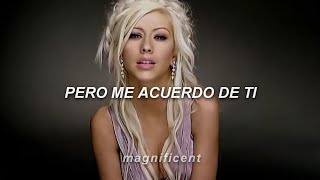 Christina Aguilera  Pero Me Acuerdo De Tí Letra [upl. by Miguelita]