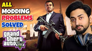 FIXED GTA 5 CRASH PROBLEM SOLVED  ALL PROBLEMS SOLVED  GTA 5 MODS 2024  HINDIURDU  THE NOOB [upl. by Kyriako]