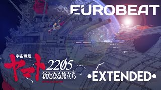 Space Battleship Yamato 2205 The new voyage 宇宙戦艦ヤマト EUROBEAT Extended and Lyrics [upl. by Rehtnug]