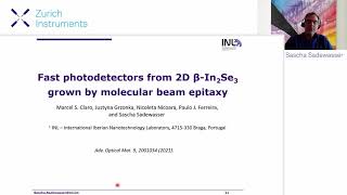 Timeresolved Surface Photovoltage of Chalcogenide Materials  SPM User Meeting 2021 [upl. by Olmsted]