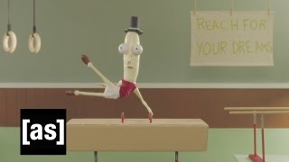 Poopy the Gymnast  Rick and Morty  Adult Swim [upl. by Nauqaj694]