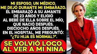 MI MARIDO ME ABANDONÓ POR EL HIJO DE SU AMANTE JOVEN PERO PERDIÓ LA CABEZA AL VER A MI HIJA [upl. by Stacia]