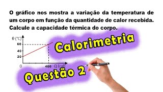 Física  Calorimetria  Questão 2  Prof Edson Dias [upl. by Yrrah]