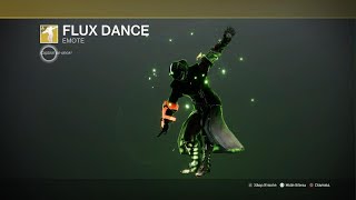 Showcasing The Mass Effect Flux Dance In Destiny 2 [upl. by Esiahc]