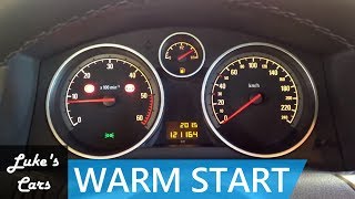 OPEL Astra H 19 CDTI 150HP Warm Start [upl. by Neliak817]