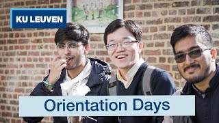 Orientation Days for international students at KU Leuven  Welcome events  Study in Belgium [upl. by Anuska]