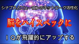 【聴くだけで脳をハイスペックに】シナプスとニューロンのネットワークを活性化！脳の情報処理速度が圧倒的に速くなります！天才脳・成功脳を創り出す！IQアップ♬学習能力パワーアップ！ [upl. by Skyla]