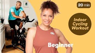 20 Minute Beginner Indoor Cycling Workout  Motosumo [upl. by Piks]